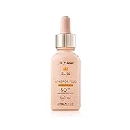 M Asam Sun Drop Fluid SPF 50 (30 ml) - Nourishing Sun Protection Serum for the Face with Intensive Protection Against UVA &amp; UVB Radiation &amp; Skin Ageing, Aloe Vera &amp; Hyaluron, Vegan Face Care