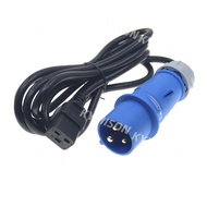 Power cord IEC 320 C19 to IEC 316P6 IEC309-16A to C19 compatible with AP9876H05VV-F 3G1.5mm wire gau