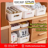 Citylife Desktop Storage Box Miscellaneous Storage Box Stackable Container with Lid 2.7-20.5L Storag