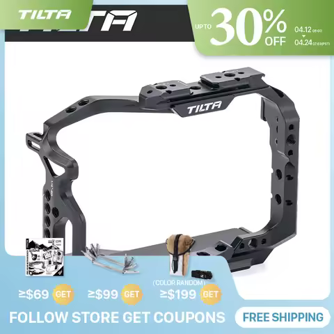 TILTA TA-T30-FCC-B for Sony A7 IV a7m4/a7r5 Full Camera Cage Kit for Sony Alpha7 IV SONY A1/A73/A7S3
