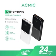 ACMIC AP10-07PDPRO Powerbank 10000mAh fast charging power bank PD20W Type-C [24 Months Warranty]