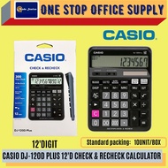 CASIO CALCULATOR MJ-120D PLUS (Original) / 12 Digits  / Casio Calculator / Calculator MJ 120D  / Off