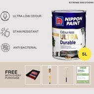 [ FREE PAINTING KIT ] Nippon Paint Odour-less Ultra Durable: Long-Lasting, Low Odour Interior Paint