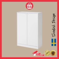 Shoe Rack Cabinet White (117cm x 80cm) IKEA KLEPPSTAD