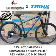 (FREE HELMET) Trinx Bike 29" Q1300 PRO MTB Bicycle / Size M / Alloy Frame / Shimano SLX 2x12 Speed