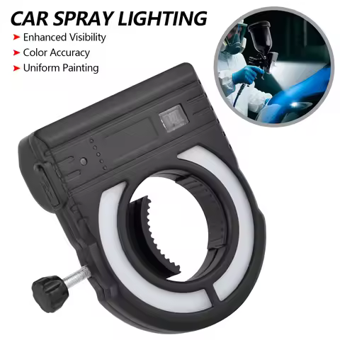 Car Spray Gun Lighting 5 Colors Adjustable 4-Hour Runtime Paint Fill Light Searchlight Workshop Pain