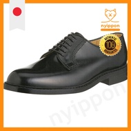 Haruta Men's Leather Lace-Up Plain Toe Shoes 3E - Model 711 - Black