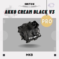 [READY STOCK] Akko Cream Black V3 Pro Linear Switch for Mechanical or Gaming Keyboards - Linear
