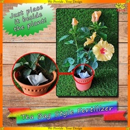[F31] - Tea Bag Style Slow Release Fertilizer Best use for Orchids Applicable for all plants Easy to