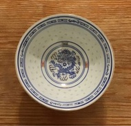 景德鎮金邊青花米通瓷碗