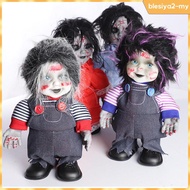 [BlesiyaedMY] Halloween Ghost Doll Spooky Decoration Terror Decoration Toy with Sound Halloween Deco