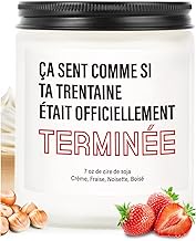 VivaJoy 40th Birthday Gifts for Women - Gift for Women 40 Birthday 40 Years Women Vanilla Candle 40t