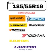 185/55R16 Continental CC7/ UC7 Laufenn SFIT EQ+ LK01 Michelin XM2+ Bridgestone EP300/ T006 Dunlop D0