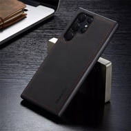 CASEME Samsung Galaxy S22/S22 Plus/S22 Ultra - Leather Back Case Cover