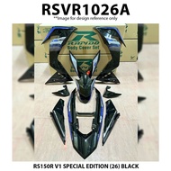 Rapido Cover Set Honda RS150R V1 V2 V3 Special Edition (26) Black White Purple Blue Accessories Motor Bodyset Limited
