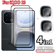 4in1 Tempered Glass For Vivo iQOO 13 iQOO13 V2408A 5G Screen Protector Film Camera Lens Protective F