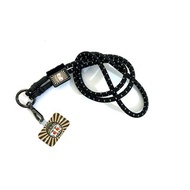 SCANFC NFC 達摩黑色彈力機能手機繩連電話片 (勝)