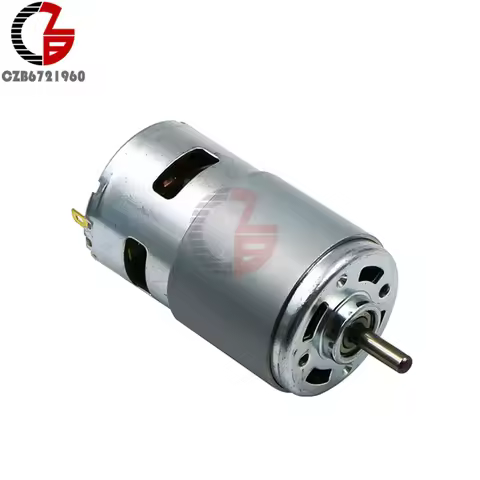 775 795 895 Carbon DC Brush Motor 6V 12V 18V 24V High Speed High Power Large Torque with Ball Bearin