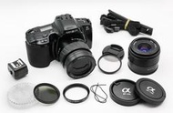 二手新中古:經典MINOLTA a3xi+AF 35-80mm+AF28mm f2.8 A接環 輕巧大光圈135底片機8