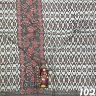 Ready Gan [Putih] Sarung Ketjubung Goyor Fiber Atbm Jahit Tengah Jumbo Sarung Goyor Ketjubung Putiha
