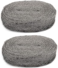 60FT Steel Wool Fill Fabric Roll, Coarse Wire Wool Hardware Cloth DIY Kit, Gap Blocker to Keep Annoy