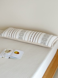 Removable Cotton Jacquard Long Pillow 40x120cm