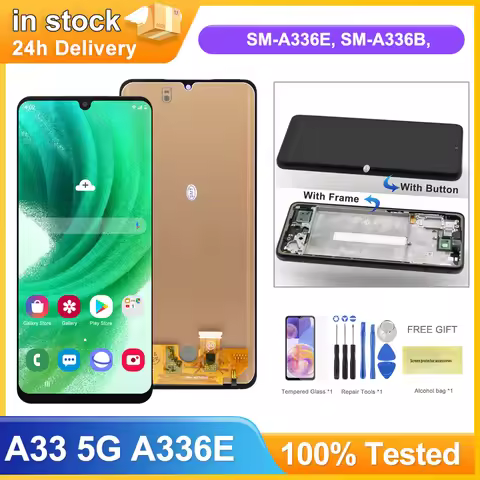 tft A33 5G Display Screen Replacement, for Samsung Galaxy A33 5G A336 A336E A336B Lcd Display Digita