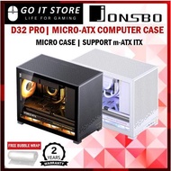 JONSBO D32 PRO | BLACK / WHITE | MICRO-ATX COMPUTER CASE