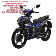 YAMAHA VIETNAM ORIGINAL EXCITER150 MONSTER ENERGY COVER SET YSUKU Y15ZR Y15 WISUKI V2