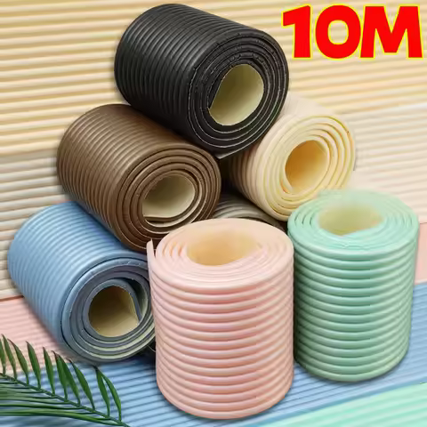 Self-Adhesive Anti-collision Strip 3D Wall Stickers Baby Safety Soft Padding for Crib Bedside Protec