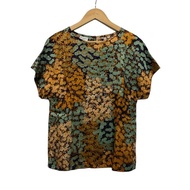 Dries Van Noten Orange Tshirt Size 3 dark Navy Multi Short sleeves Direct from Japan Secondhand