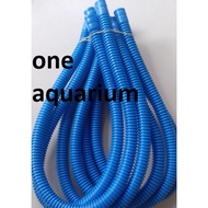 Selang spiral biru panjang 60cm aquarium