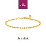 HABIB 999/24K Yellow Gold Bracelet 9GW00181224