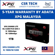 ADATA XPG SX6000 LITE 1TB M.2 2280 NVME PCIe Gen 3.0 x 4 R: 2100mb/s W: 1500mb/s [READY STOCK]
