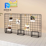 DOOURPH Storage Rack, Grid with Base Display Rack, Creative Grid Frame Metal Jewelry Booth Rack For 