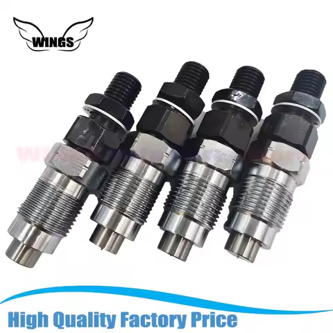 4PCS 093500-2850 093100-2240 1KZT 1KZTE 1KZ diesel engine fuel injector 23600-69105 for Toyota HILUX
