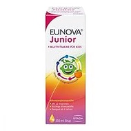 EUNOVA Junior - Multivitamin Syrup with 12 Vitamins and Important Minerals - Dietary Supplement for Children from 4 Years - 1 x 150 ml