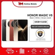 Honor Magic V5 5G Smartphone (16GB RAM+512GB ROM) | Original Honor Malaysia