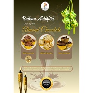 ALMOND CHOCOLATE CLUSTER PREMIUM | COKLAT BADAM BERYLS | CHOCOLATE ROASTED ALMOND CRUNCHY | KUIH RAY