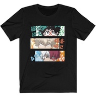 Spot goods My Hero Academia MHA Boku No Hero Academia T-Shirt Men Cotton T Shirt