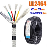 UL2464 Shielded Wire Cable 2/4/6/8/10/12 Multi-Core Tinned Copper 22awg 24awg 26awg