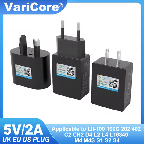 VariCore 5V 2A 110V-220V USB Charger Mobile Phone Power Adapter Wall Charger Suitable for ALL4 ALL8 