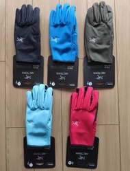 Arcteryx始祖鳥 Venta Glove 戶外運動手套 騎行絨線手套 防水 黑色 軍綠色 深藍色 淺藍色 玫紅色 男女通用