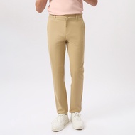 LTD กางเกง ผ้าชิโน่ ทรงสลิม ผู้ชาย สีเบจ | Slim Fit Chino Pants | 03574