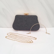 Model Terbaru! Clutch Pesta Tas Pesta Diamond Mewah 26399 Cantik Elegan