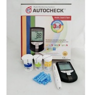 Alat autocheck 3 in 1,alat tes darah gula, kolesterol, asam urat SALE
