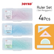SIKU Joyko Math Set Ruler Set 4pcs / Joyko Math Arc Ruler Package RL-PS3