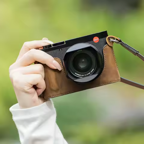 Suitable for Leica Q3 protective case, Q3 handle leather case, Q3 camera case, Q3 base shell, Polaro