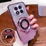 For Redmi Note14 Case With Bracket Glitter Case For Redmi Note14 14c 14proplus 13c 12c Poco X7 X6 F7