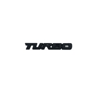 Pelekat kereta TURBO turbocharged, lambang sukan, pelekat kereta logam untuk bagasi, pelekat kereta 